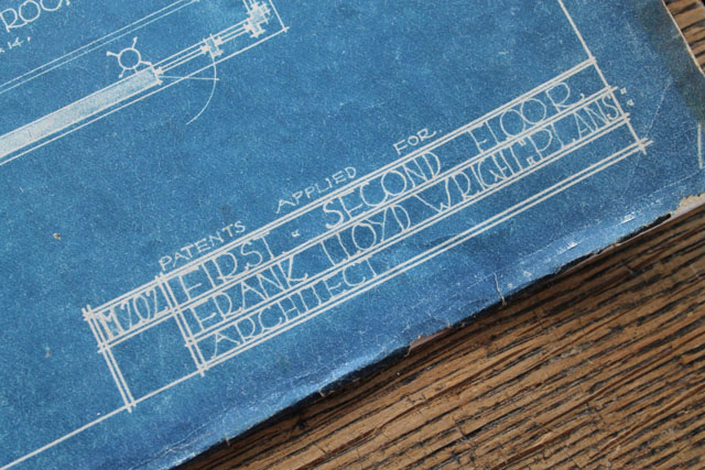 American System-Built Home blue print