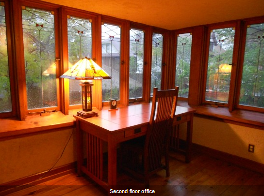American System Built Home in Milwaukee Wisconsin, designed by Frank Llloyd Wright and built by Arthur L. Richards