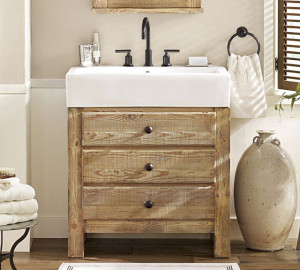 Mason Reclaimed Wood Console Sink from Pottery Barn