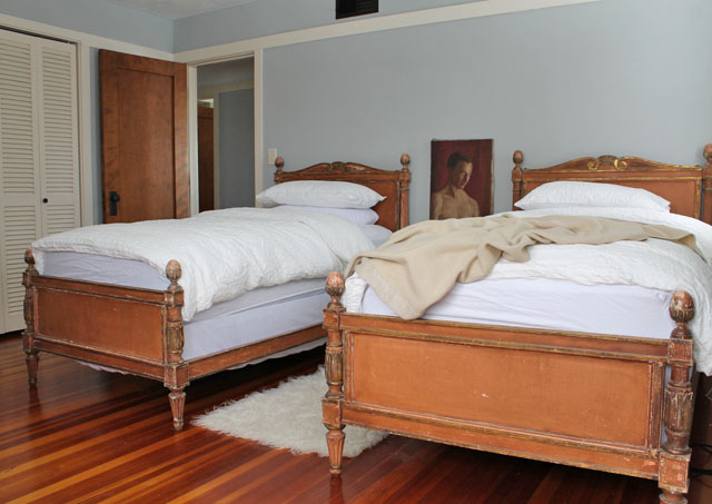 The master bedroom in Mr. and Mr. Blandings' house. 