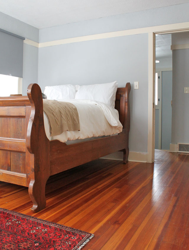 Guest bedroom in Mr. and Mr. Blandings' house