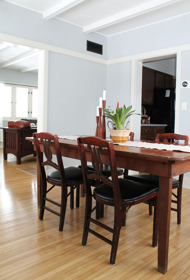 Dining room of Mr. and Mr. Blandings' house