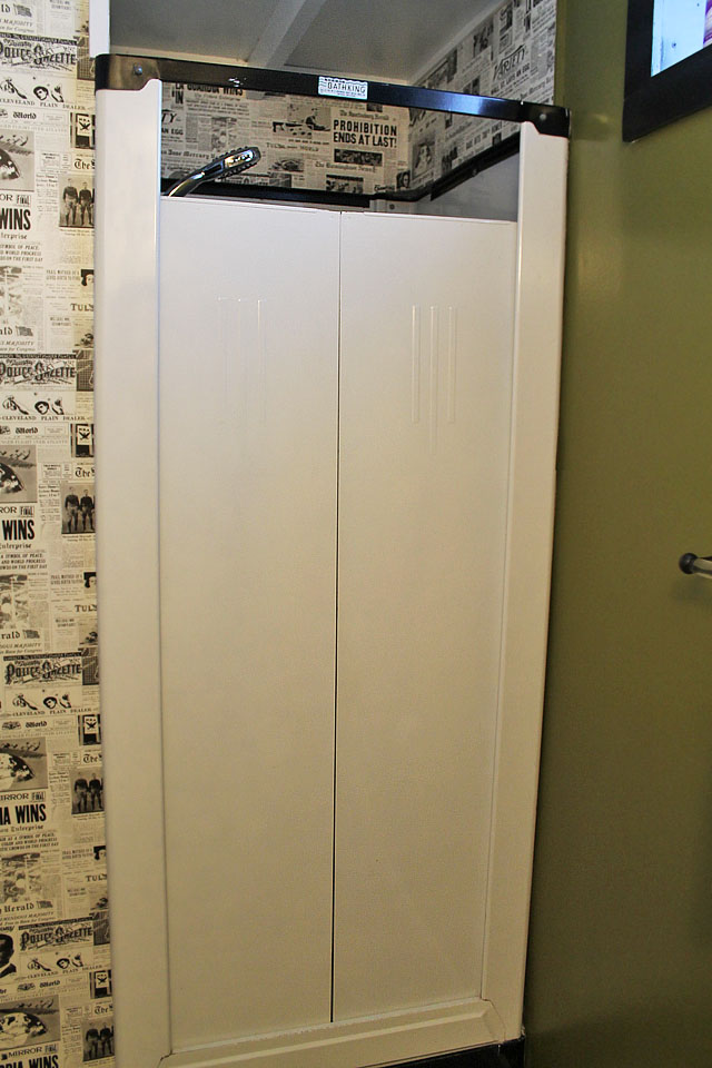 WF Norman "Bathking" Sheet Metal Shower