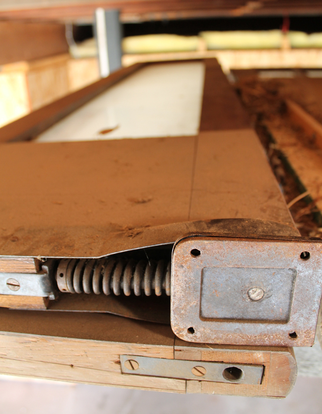 Door hardware spring 