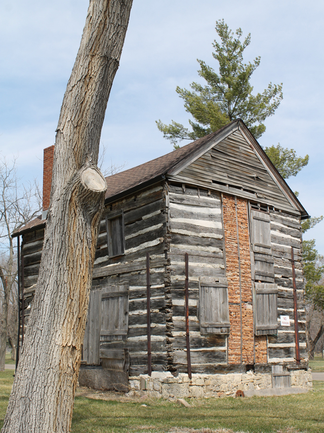 An old building at Villa Louis in Prairie du Chien, WI