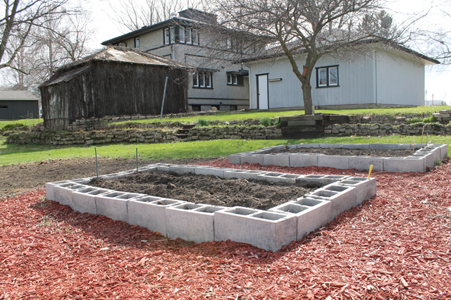 the garden at Mr. and Mr. Blandings DIY Dream House