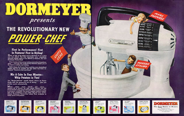 Vintage ad for Dormeyer mixers
