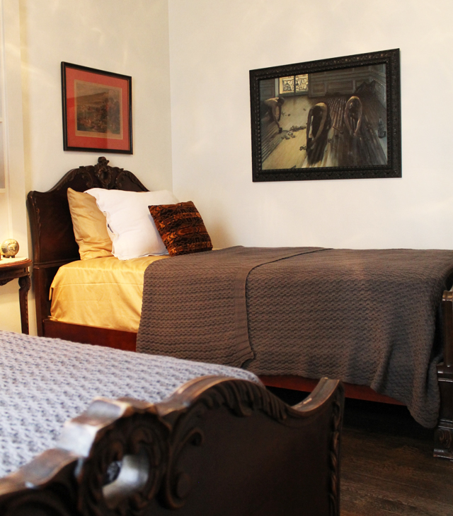 Guest Bedroom in Edgar and Larry's Colonial on Mr. and Mr. Blandings
