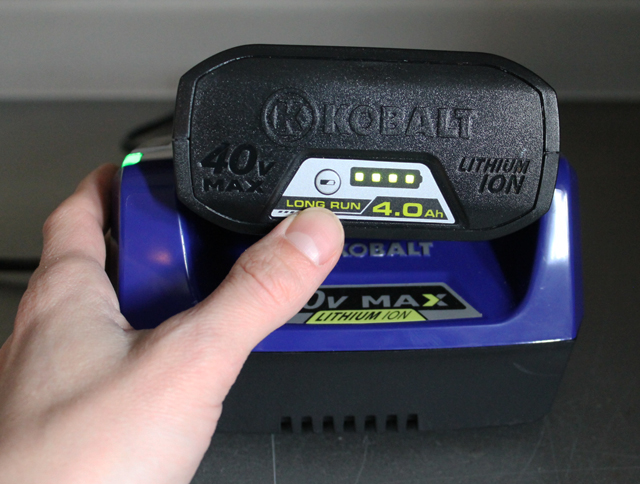 Kobalt Cordless Mower Battery