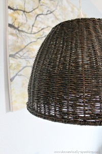 DIY Trash Can Pendant Light