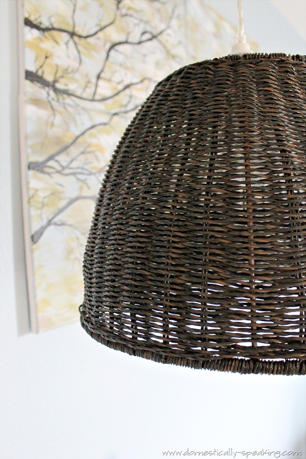 DIY Trash Can Pendant Light