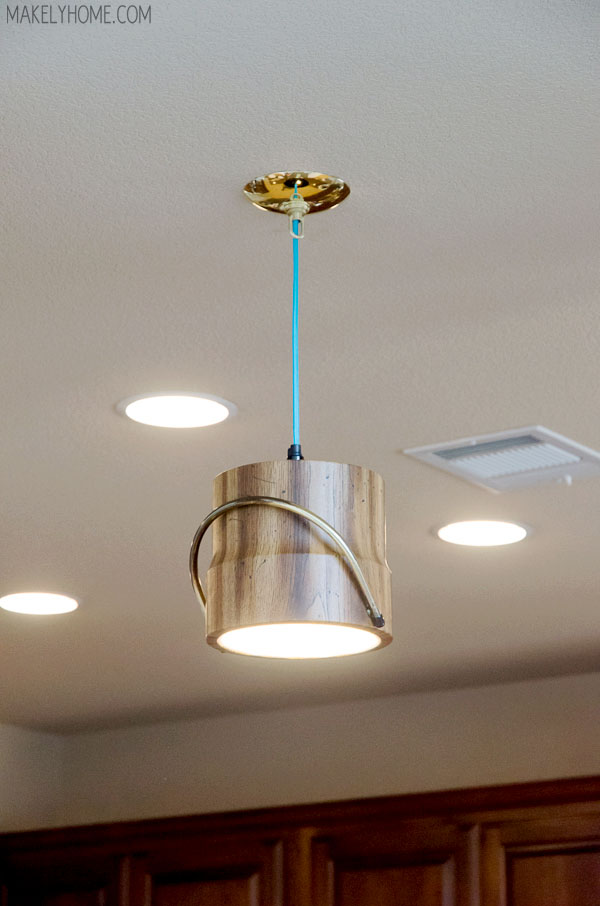 DIY Ice Bucket Pendant