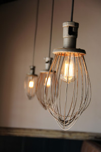 Industrial Whisk Pendant