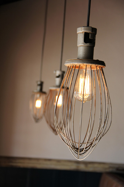 Industrial Whisk Pendant