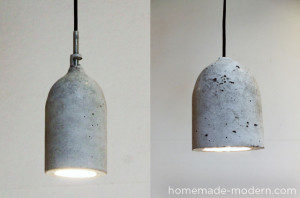 DIY Concrete Pendant