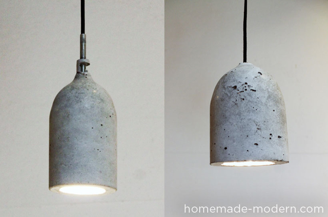 DIY Concrete Pendant