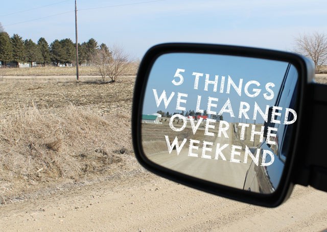Looking Back: 5 Things We Learned Over the Weekend