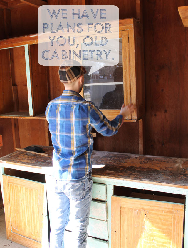 We hope we can re-use the original kitchen cabinetry in our American System-Built home
