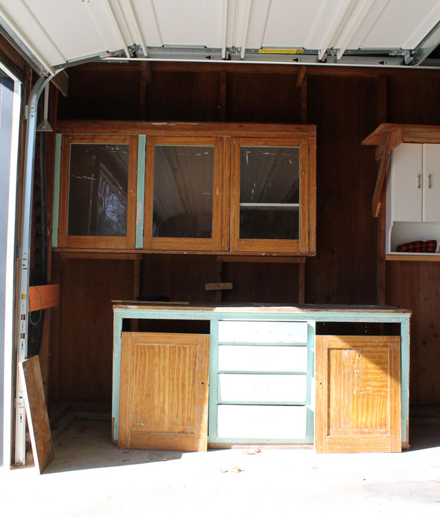 original kitchen cabinets for our American System-Built home
