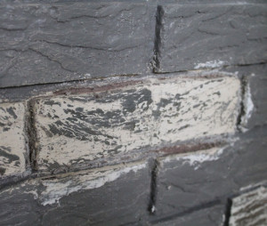 Testing Dumont Peel Away paint remover on brick