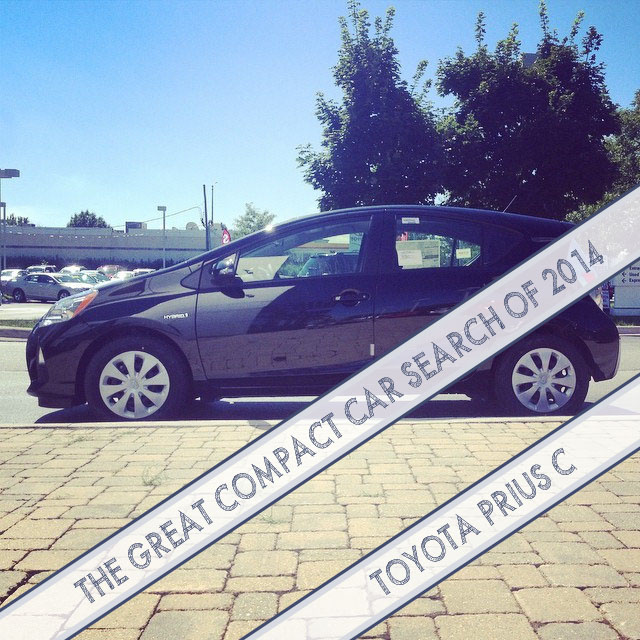 The Great Compact Car Search of 2014: Toyota Prius C | This American House