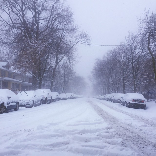 Winter Storm Linus Hits Chicago