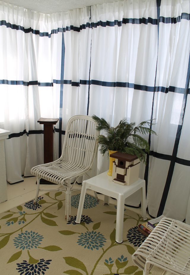 Ugly IKEA Curtains. Ugh!