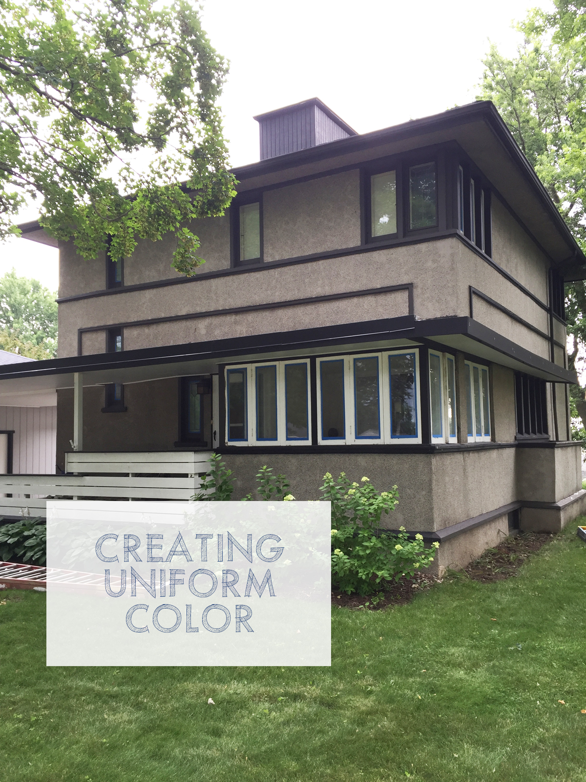 Painting the Delbert Meier House
