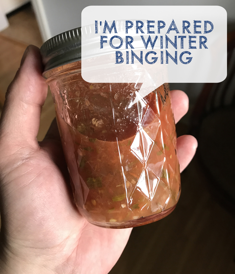 Simple Tomato Salsa for Canning