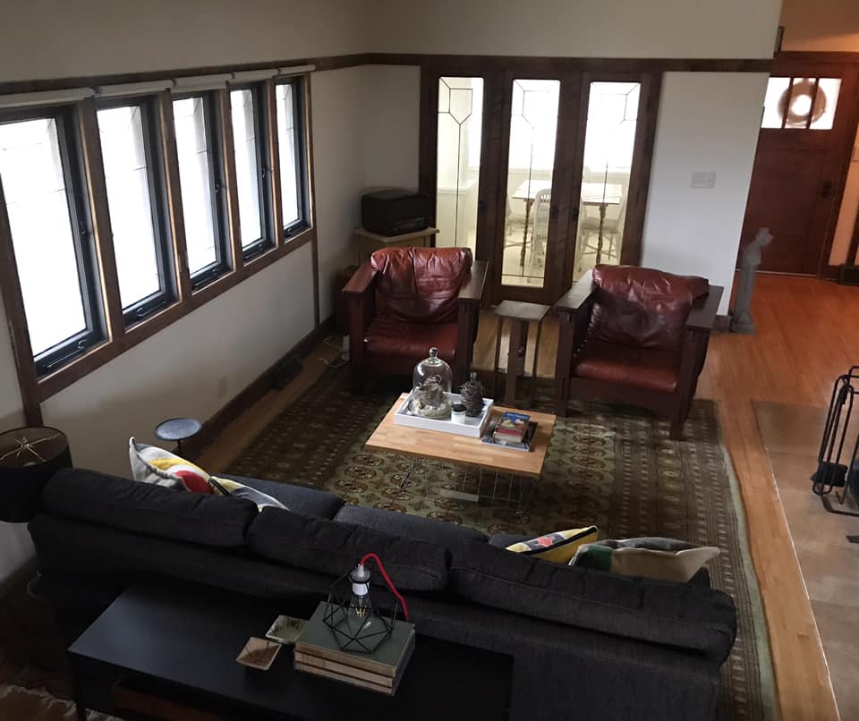 Living Room Delbert Meier House