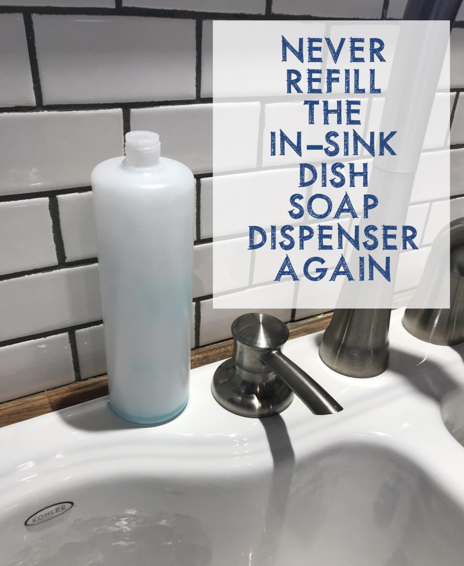 In-Sink Soap Dispenser Hack - Never Refill It Again!