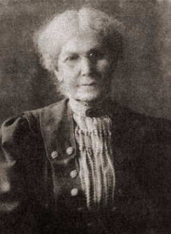A late portrait of Anna Lloyd Jones Wright.