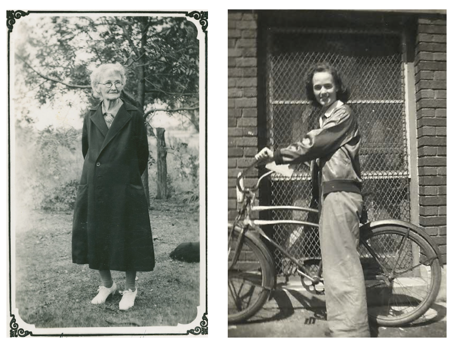 Elizabeth Wright Heller and her granddaughter, Hope Sankot (later Rogers)